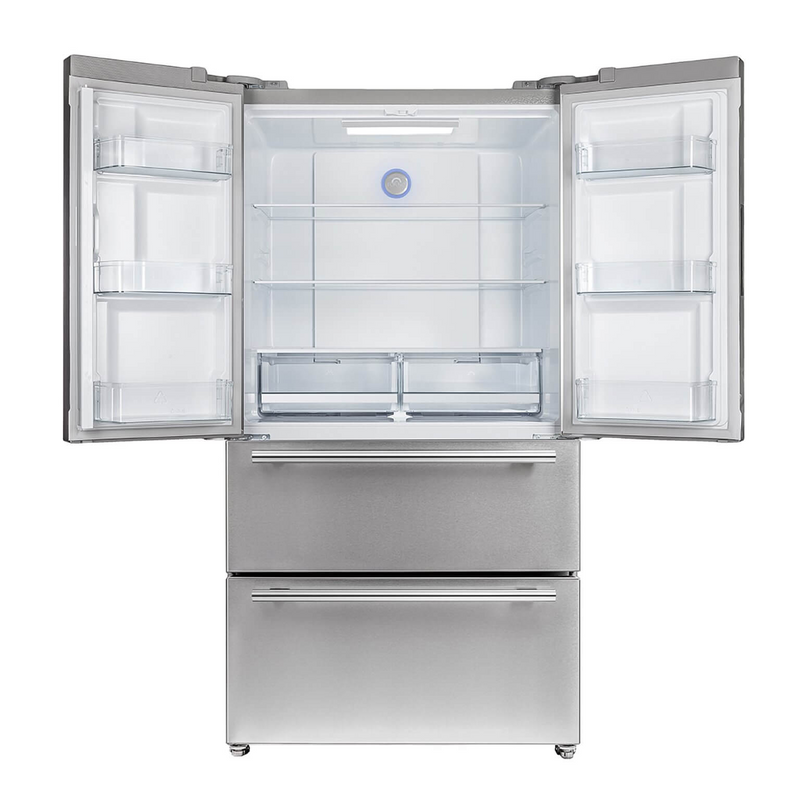 Forno MOENA 36" French Door 19.2 cu.ft. Stainless Steel Refrigerator - FFRBI1820-36SB