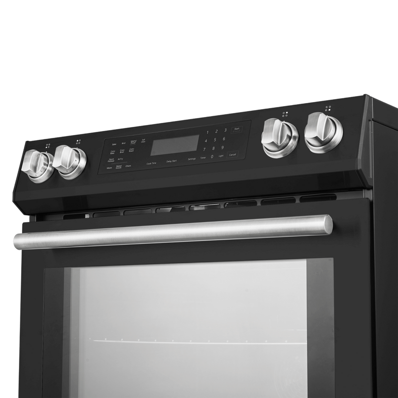 Forno DONATELLO Espresso 30" Induction Range in Black - FFSIN0905-30BLK