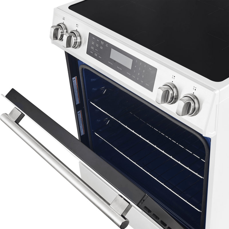 Forno DONATELLO Espresso 30" Induction Range in White - FFSIN0905-30WHT