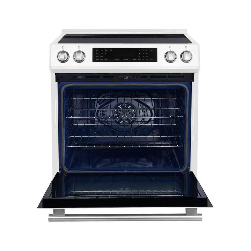 Forno DONATELLO Espresso 30" Induction Range in White - FFSIN0905-30WHT