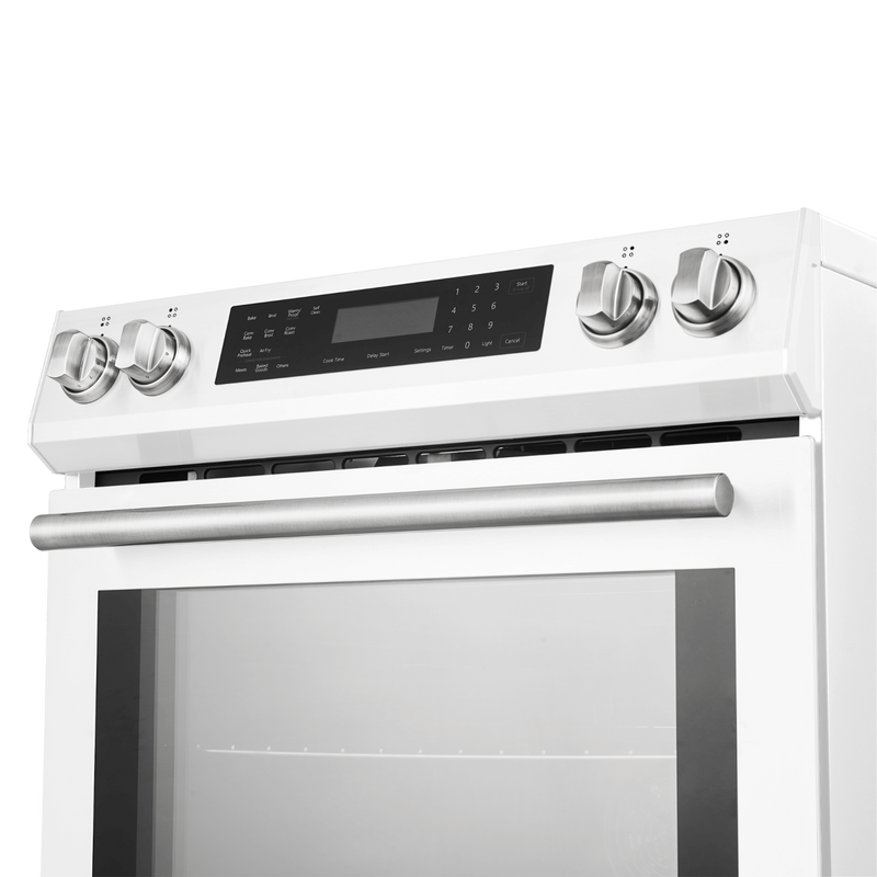 Forno DONATELLO Espresso 30" Induction Range in White - FFSIN0905-30WHT