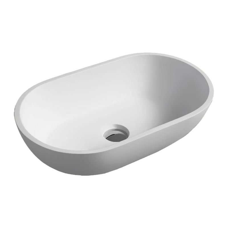 Agua Canada FREDERICO 12’’X22’’ Oval Solid Surface Vessel Sink