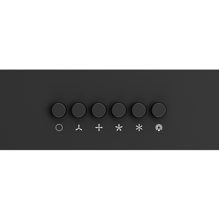 Forno BARI 30" Under Cabinet Mount Range Hood in Black 400 CFM - FRHUC5255-30BLK