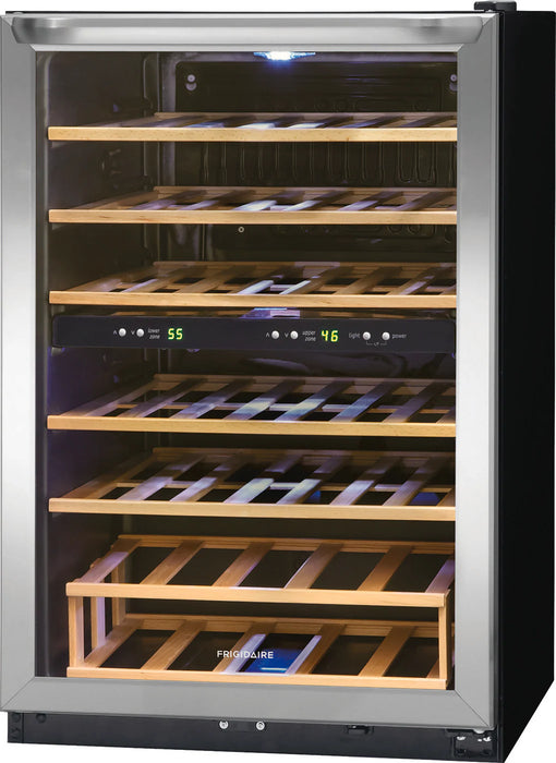 Frigidaire 45 Bottle Two-Zone Wine Cooler FRWW4543AS