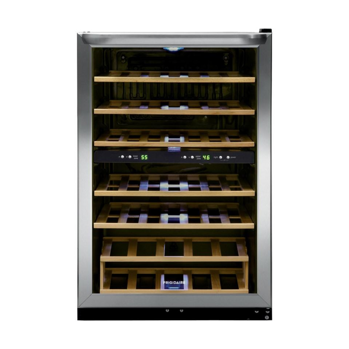Frigidaire 45 Bottle Two-Zone Wine Cooler FRWW4543AS