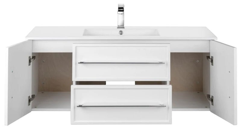 Cutler Milano 48” White Wall Mount Shaker Vanity FV WHITE48MS