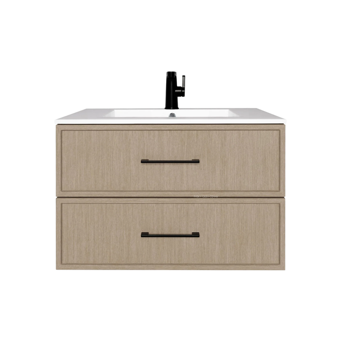Cutler Cassidy 36" Single Sink Wall Mount Cultured Marble Top Bathroom Vanity