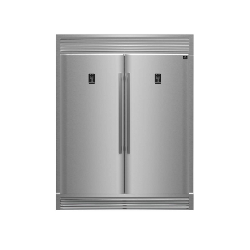 Forno RIZZUTO 2-Piece 56" Convertible Refrigerator 27.6 cu.ft - FFFFD1933-60S