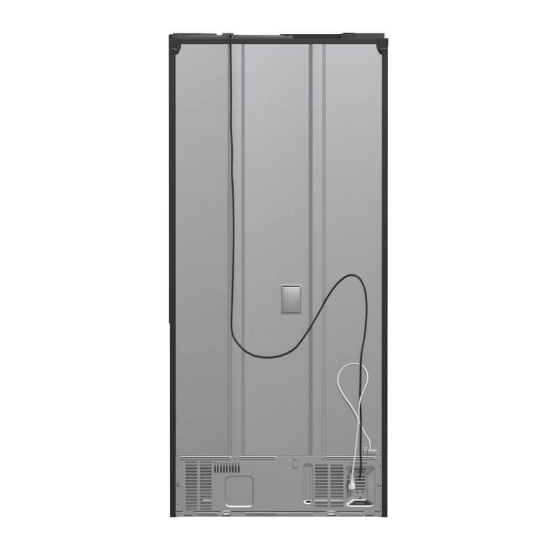 Forno Espresso GALLIPOLI 30" French Door 17.5 cu.ft. Stainless Steel Refrigerator in Black - FFFFD1974-31BLK