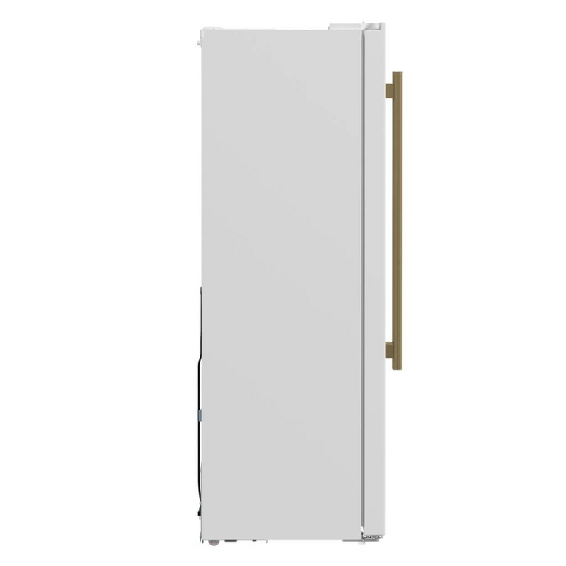 Forno SALERNO 33" Side-by-Side 15.6 cu.ft. White Refrigerator - FFRBI1805-33WHT