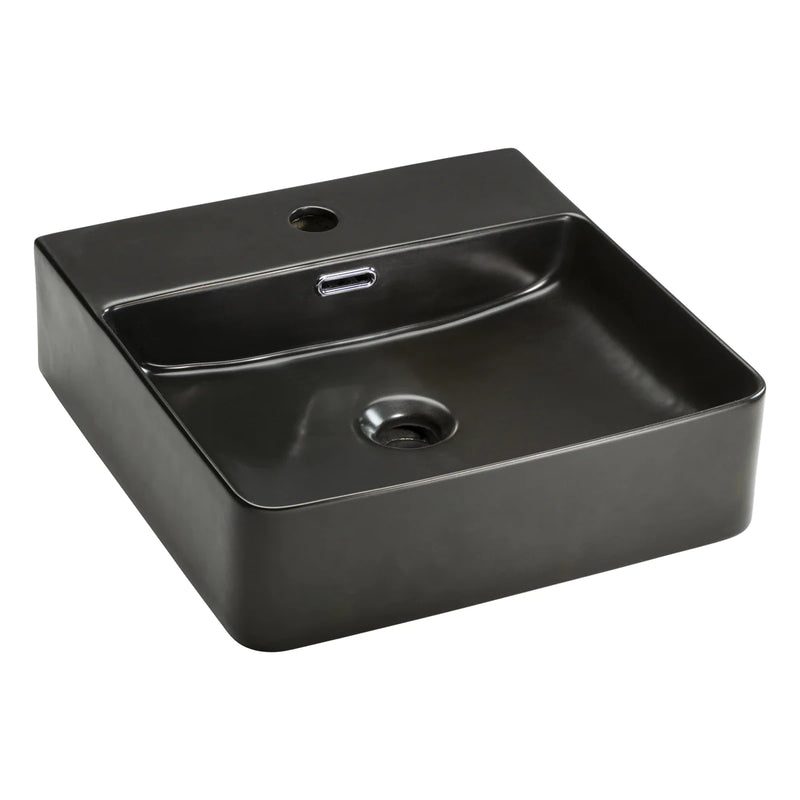Agua Canada FRIMA-BK 16’’X16’’ Square Porcelain Vessel Sink