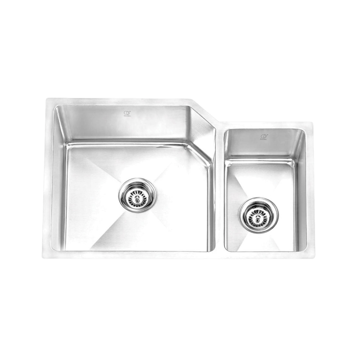 Pearl AKOYA 16 Gauge Double Bowl Undermount Stainless Steel Kitchen Sink - GBD399