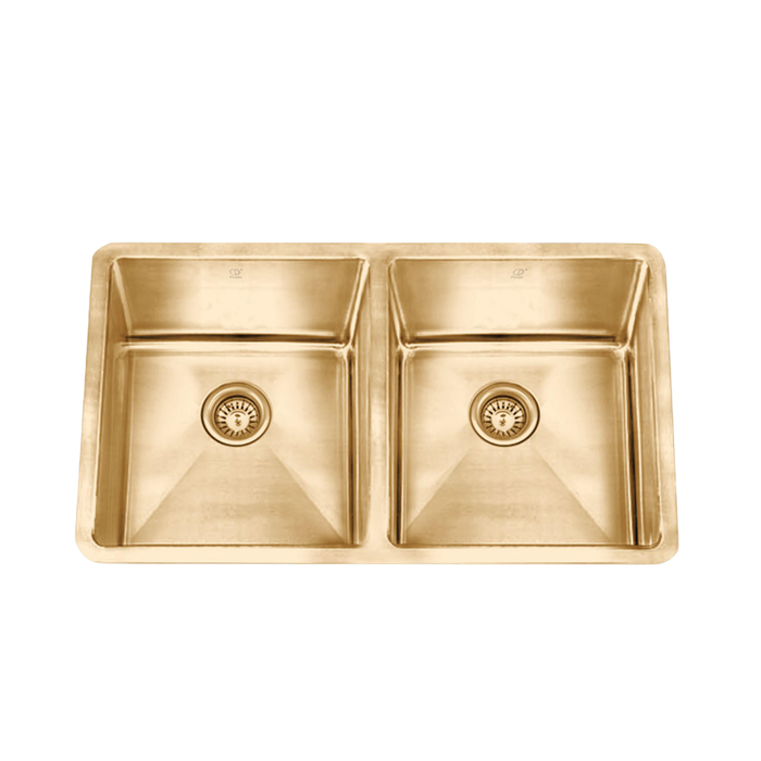 Pearl NALA-ER Double Bowl Undermount Kitchen Sink - GBDCG3219A