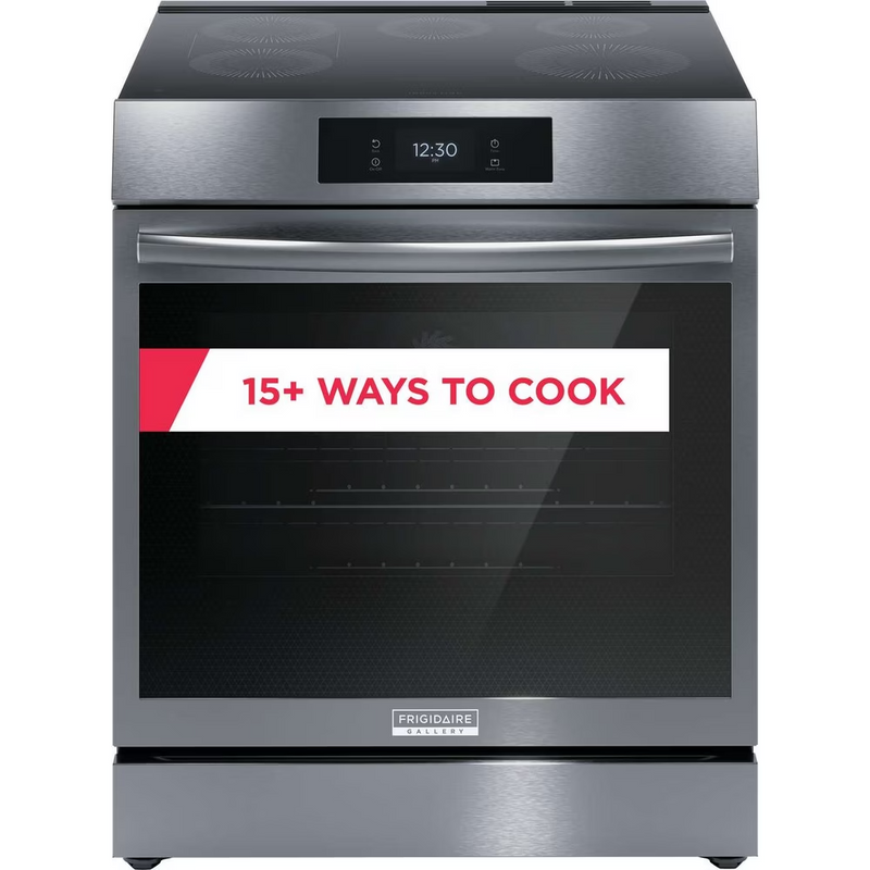 Frigidaire Gallery 30" Front Control Induction Range with Total Convection GCFI306CBD