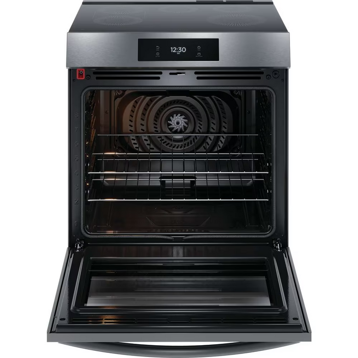 Frigidaire Gallery 30" Front Control Induction Range with Total Convection GCFI306CBD