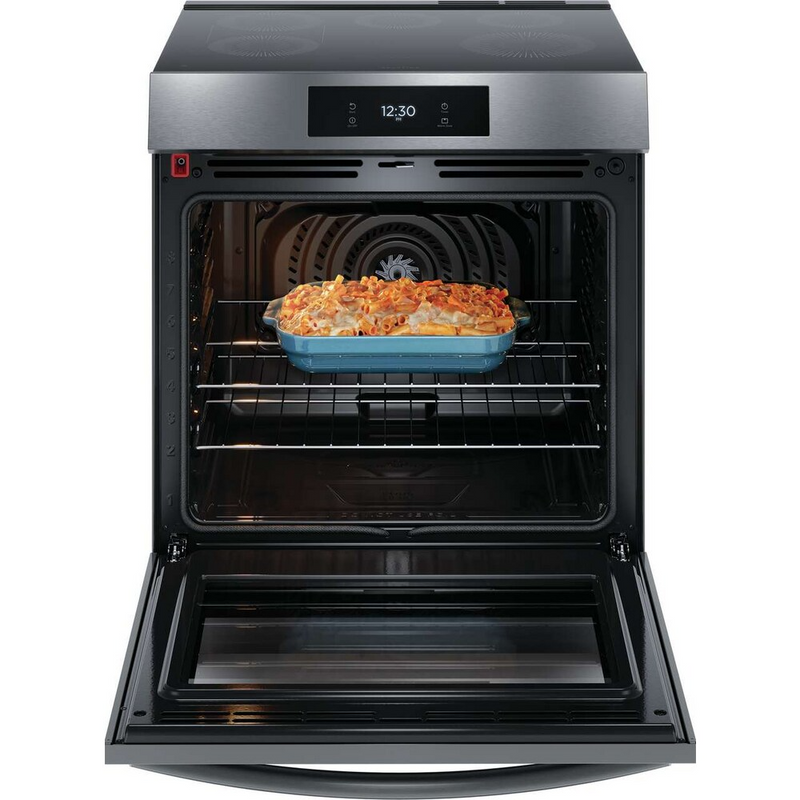 Frigidaire Gallery 30" Front Control Induction Range with Total Convection GCFI306CBD