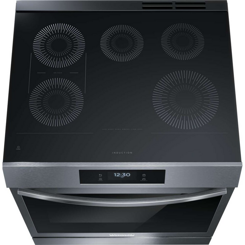 Frigidaire Gallery 30" Front Control Induction Range with Total Convection GCFI306CBD
