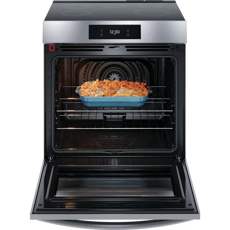 Frigidaire Gallery 30" Front Control Induction Range with Total Convection GCFI306CBF