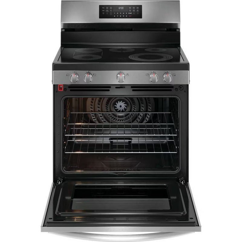 Frigidaire Gallery 30" Rear Control Electric Range with Total Convection GCRE306CBF
