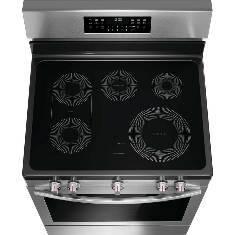 Frigidaire Gallery 30" Rear Control Electric Range with Total Convection GCRE306CBF