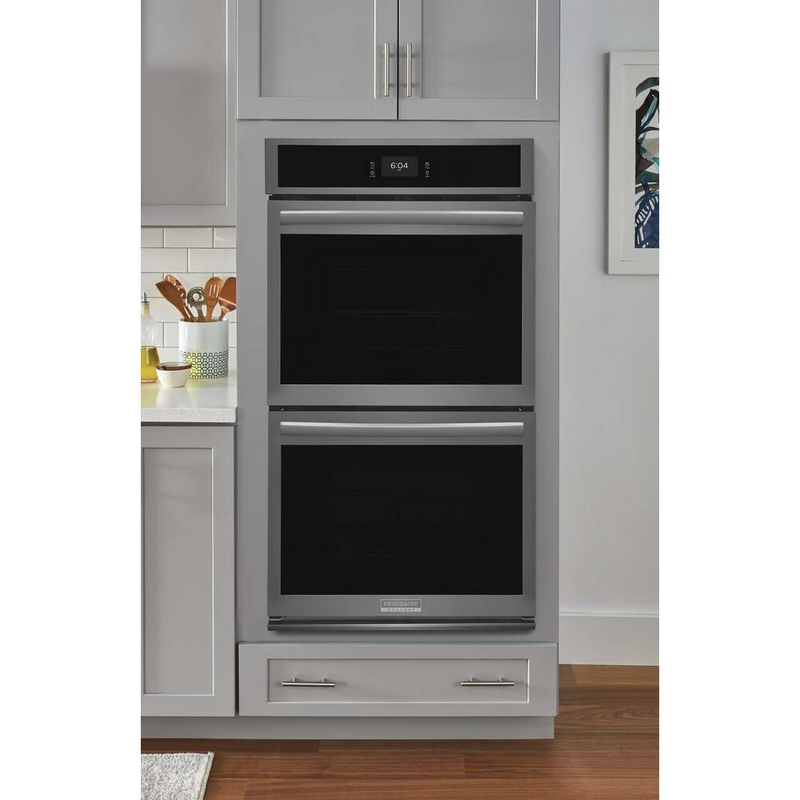 Frigidaire Gallery 27" Double Electric Wall Oven with Total Convection GCWD2767AD