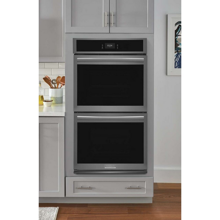 Frigidaire Gallery 27" Double Electric Wall Oven with Total Convection GCWD2767AD