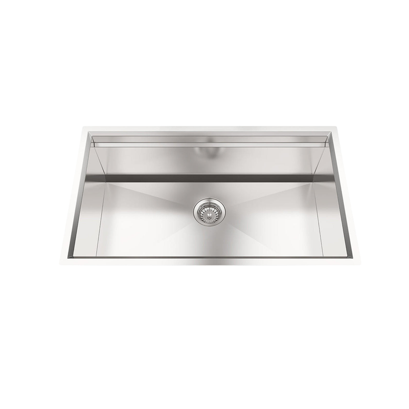 Pearl CUVI - PRO - 16 Undermount Gauge Single Bowl Stainless Steel Kitchen Sink System - GQV3219C