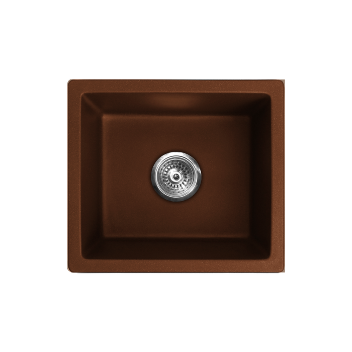 Pearl VERTU-T NuGranite Single Bowl Undermount Kitchen Sink