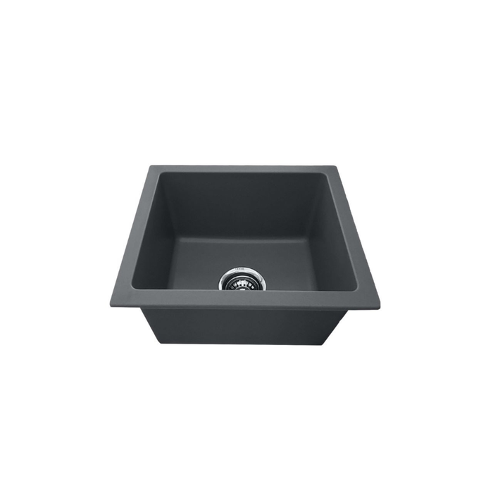 Pearl VERTU-T NuGranite Single Bowl Undermount Kitchen Sink