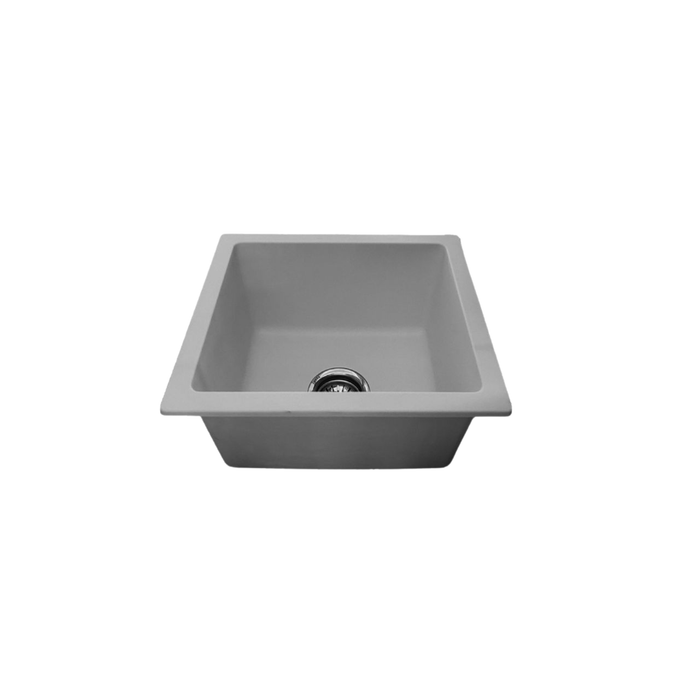Pearl VERTU-T NuGranite Single Bowl Undermount Kitchen Sink