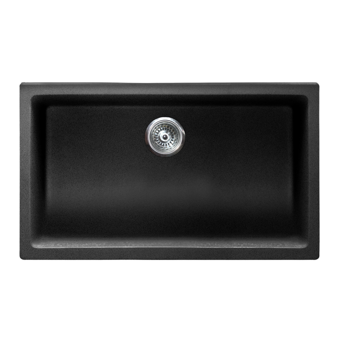 Pearl VERTU-M NuGranite Single Bowl Undermount Kitchen Sink