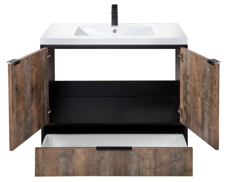 Cutler London 36” Whisky Freestanding Vanity LCWSKBLK36