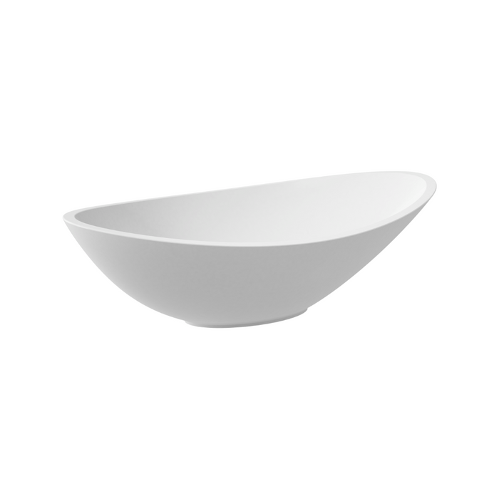 ICO Calma Cavalli Gloss White Vessel Sink - B8711