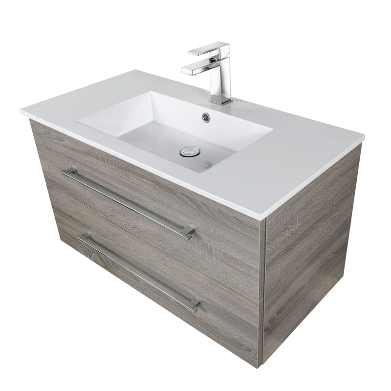 Cutler Kato 36” Organic Wall Mount Vanity FV DORATO36