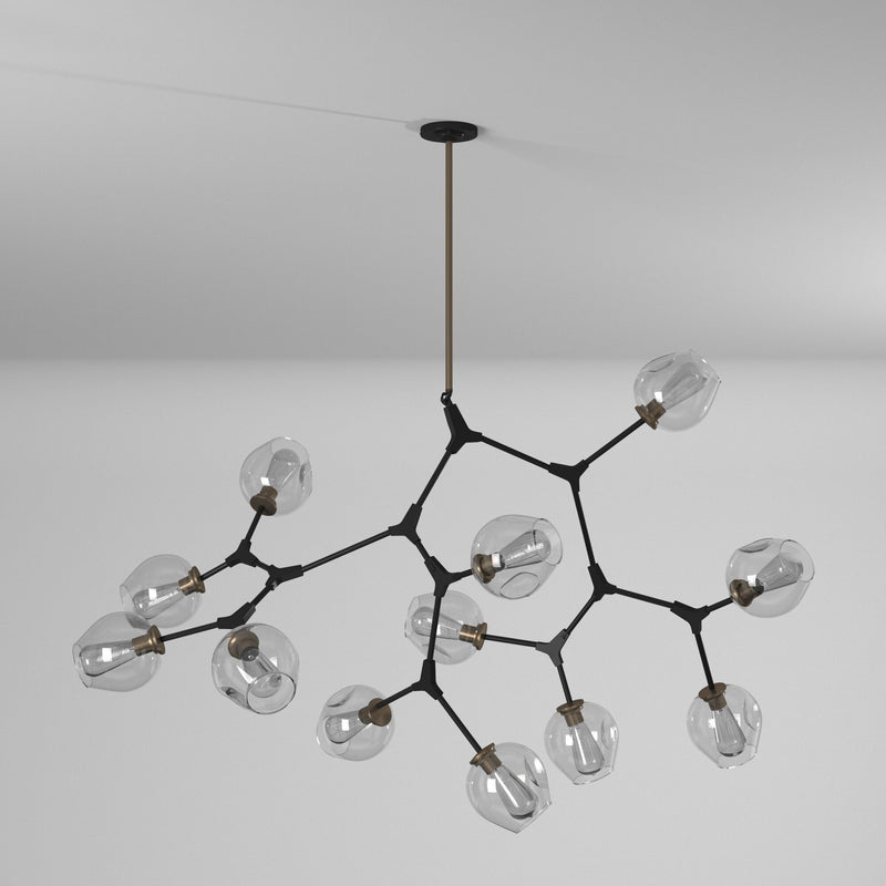 Artcraft Lighting Organic 12-Light Chandelier JA14022VB