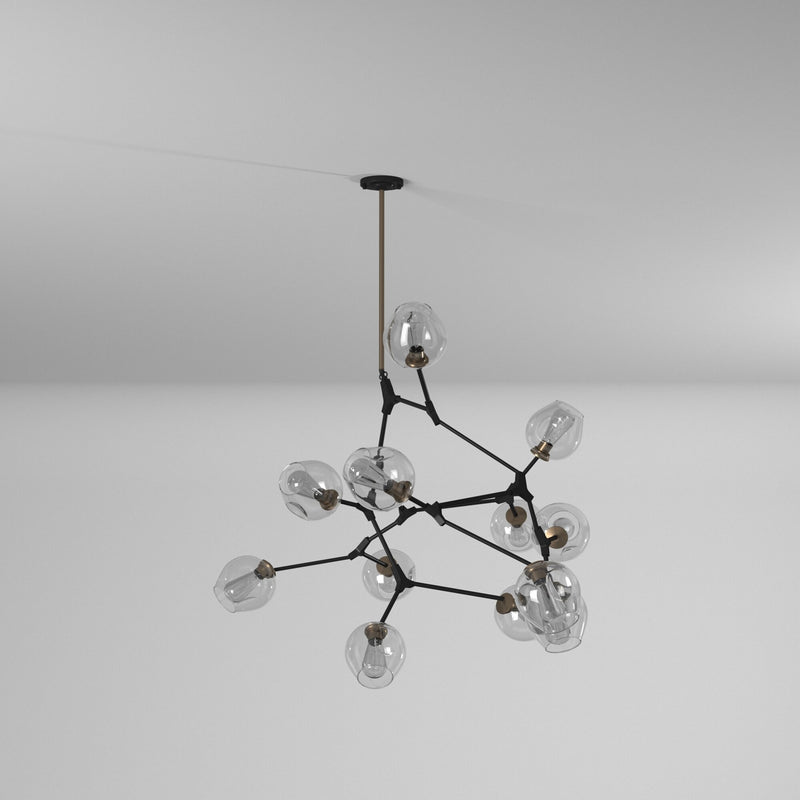 Artcraft Lighting Organic 12-Light Chandelier JA14022VB