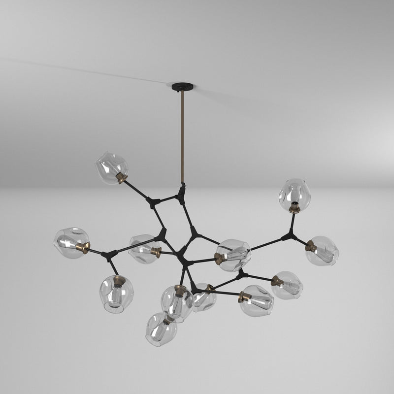 Artcraft Lighting Organic 12-Light Chandelier JA14022VB