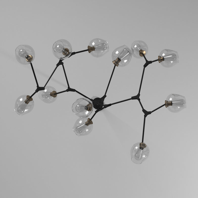 Artcraft Lighting Organic 12-Light Chandelier JA14022VB