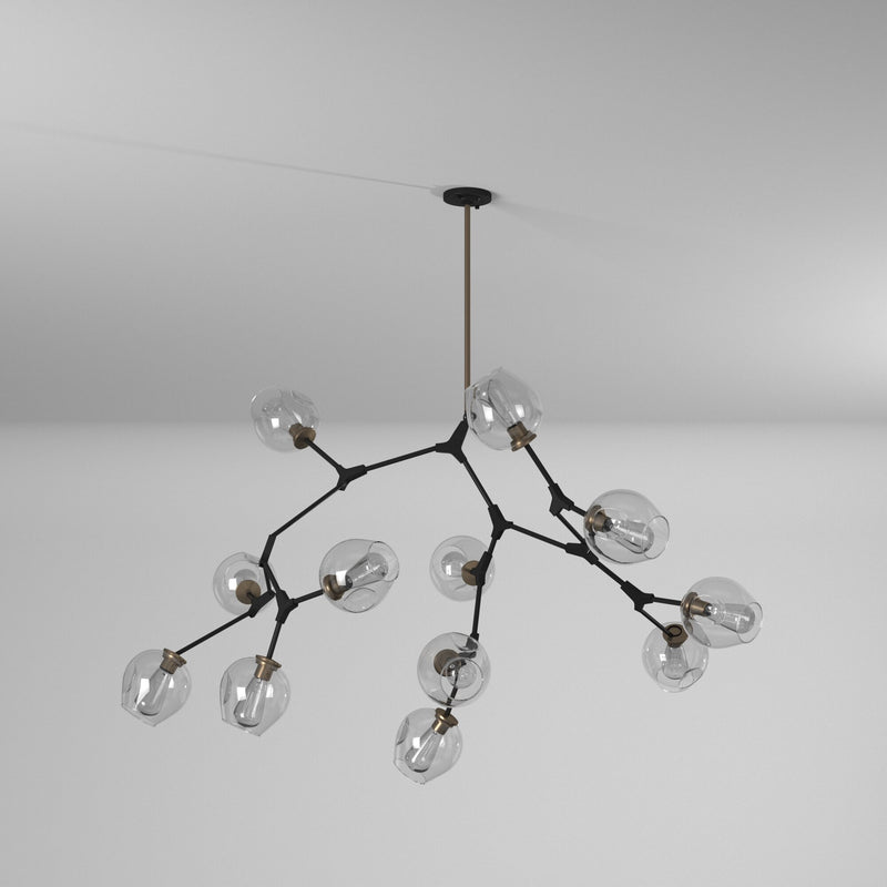 Artcraft Lighting Organic 12-Light Chandelier JA14022VB