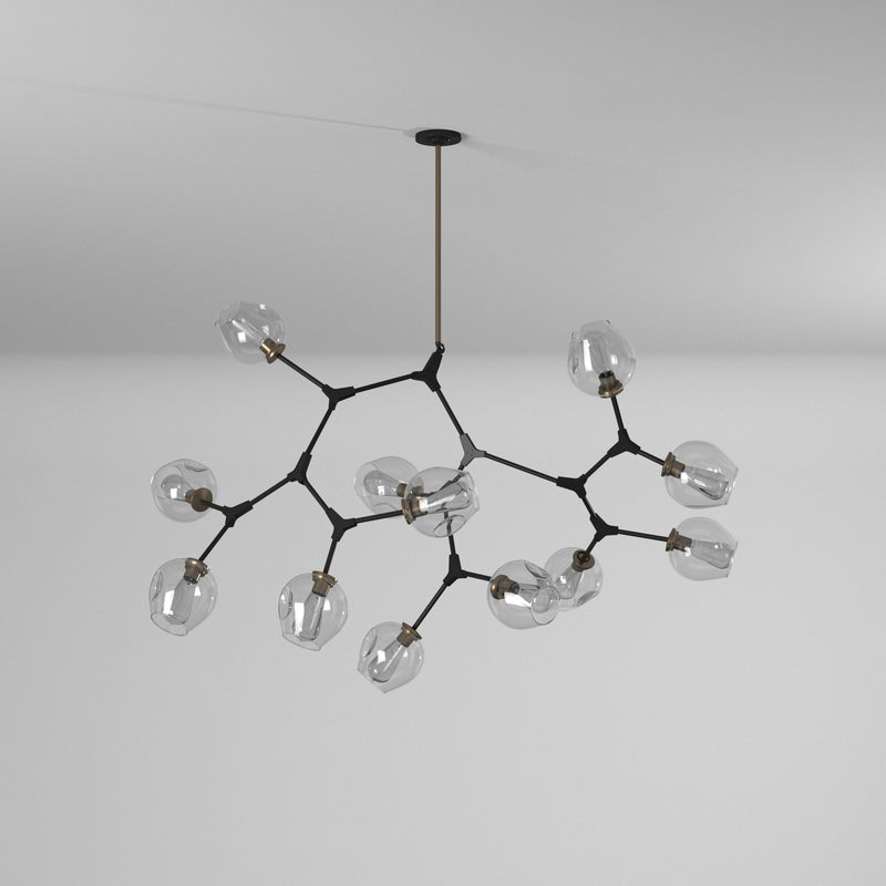 Artcraft Lighting Organic 12-Light Chandelier JA14022VB