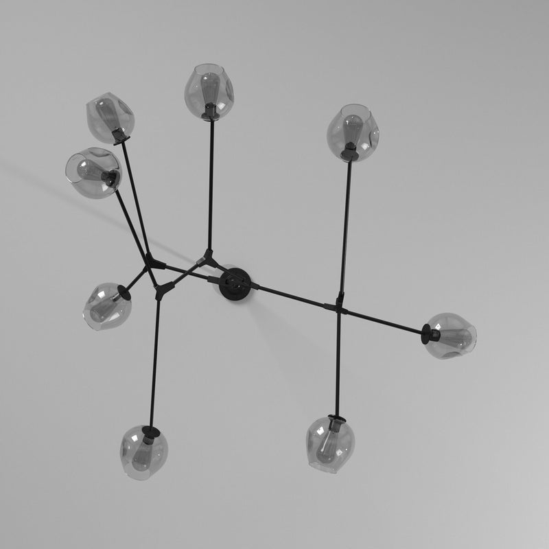Artcraft Lighting Organic 8-Light Chandelier JA14028BK