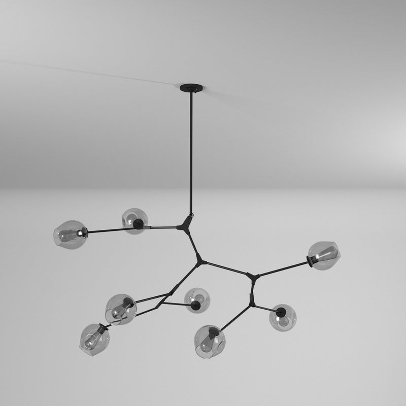 Artcraft Lighting Organic 8-Light Chandelier JA14028BK