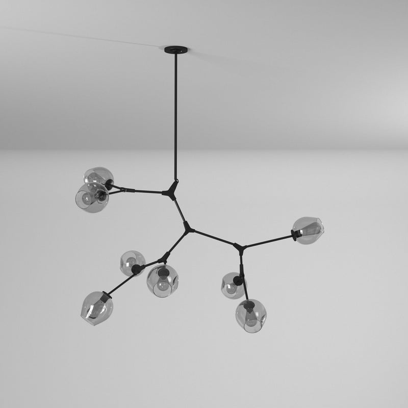 Artcraft Lighting Organic 8-Light Chandelier JA14028BK