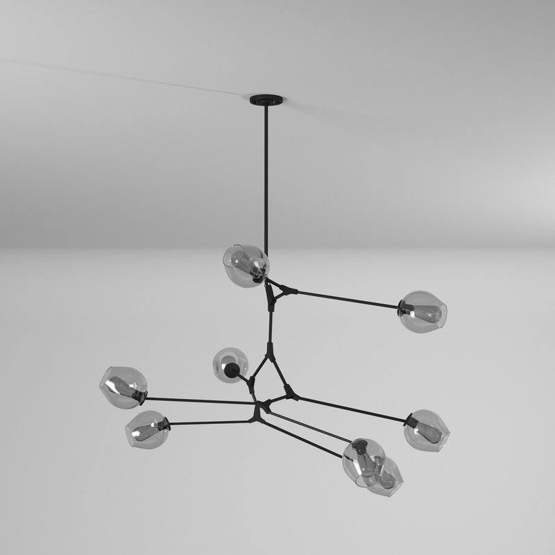 Artcraft Lighting Organic 8-Light Chandelier JA14028BK