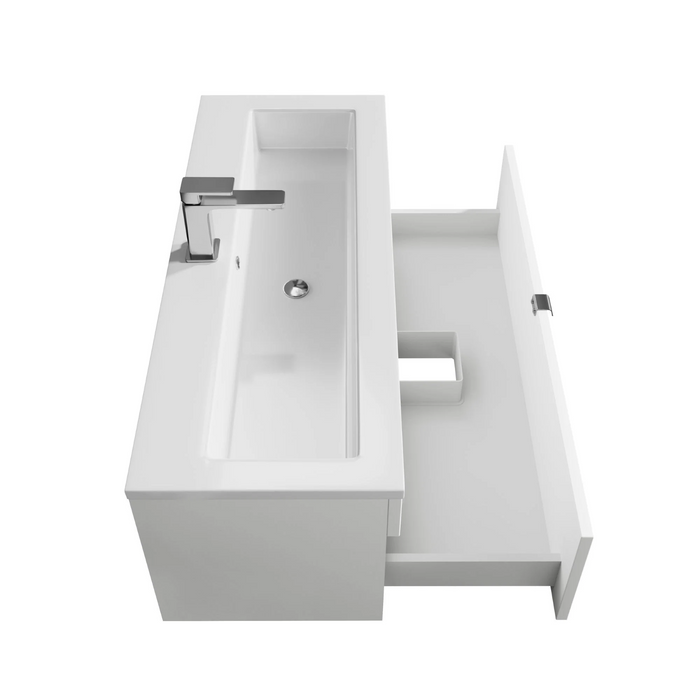Cutler Loft 42" Wall mount Single Sink Cultured Marble Top Bathroom Vanity (Copy)