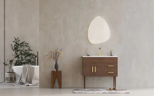 Cutler Kitchen & Bath Garland Collection Chalby Clay 36 inch Freestanding Modern Bathroom Vanity MID-CNT-36