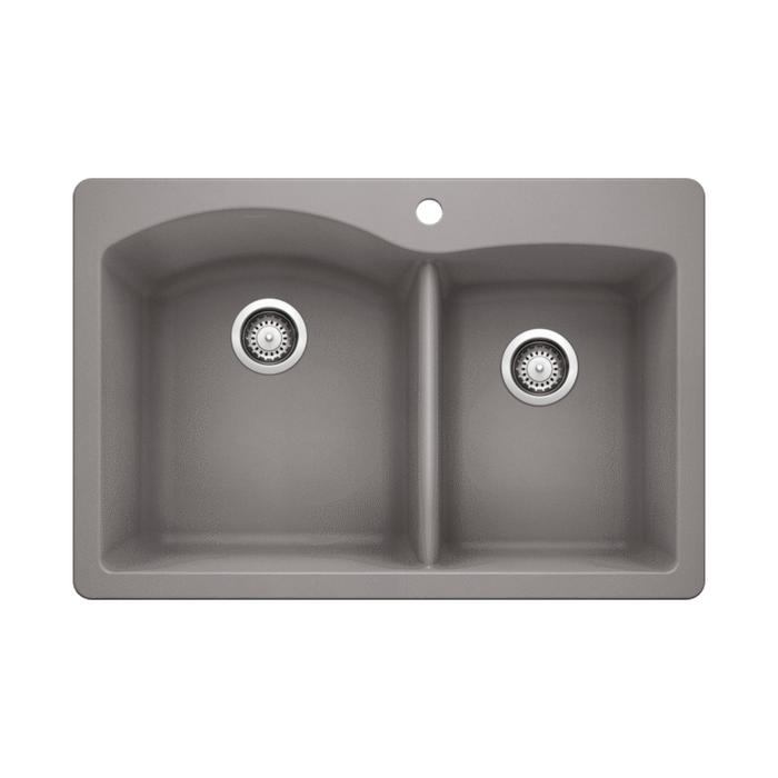 Blanco DIAMOND 1¾ Bowl SILGRANIT Drop-In Kitchen Sink