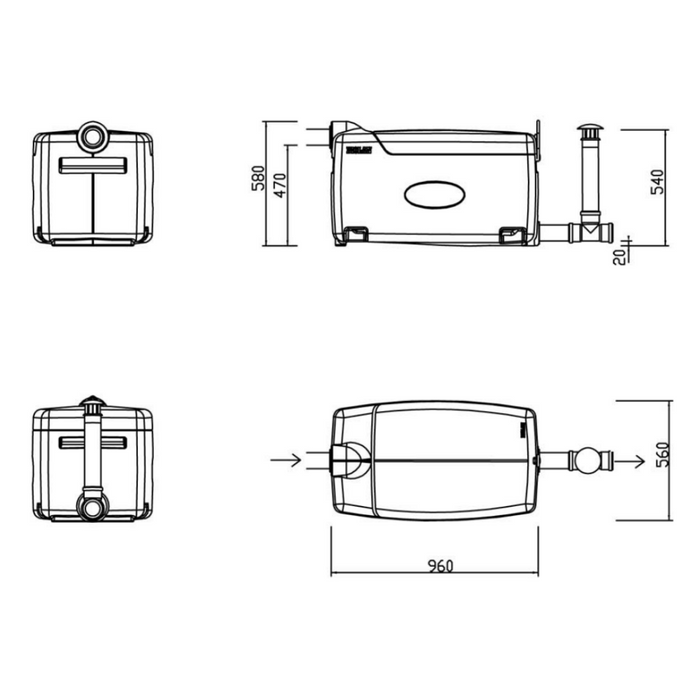 Biolan Greywater Filter Light System - 70572200