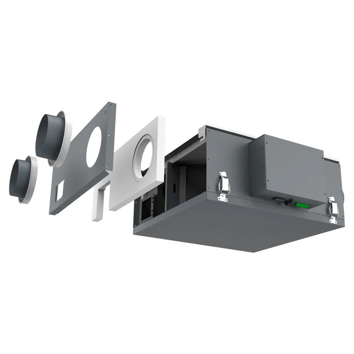 Ortech ECM Energy Recovery Ventilator 120CFM, 77% SRE - ODD-ERV-120