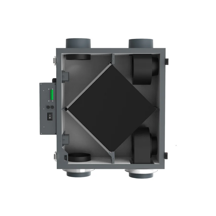 Ortech ECM Energy Recovery Ventilator 120CFM, 77% SRE - ODD-ERV-120